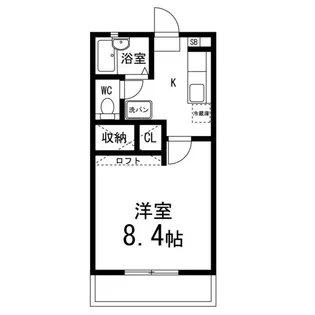ティエラ泉【105号室】の間取り
