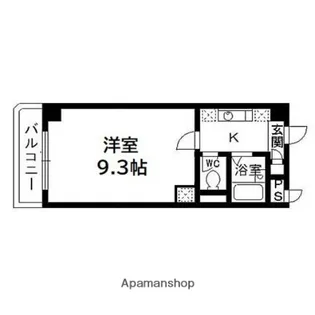 SAKO泉【406号室】の間取り