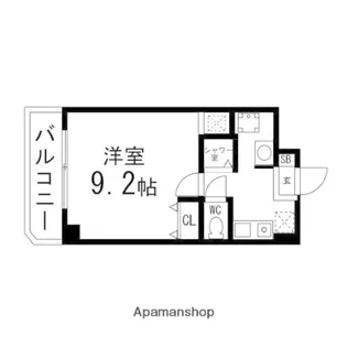 SAKO泉【409号室】の間取り