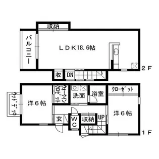 セレクティア【101号室】の間取り
