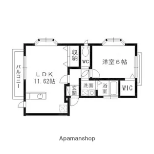 アルカディア・Ⅱ【102号室】の間取り