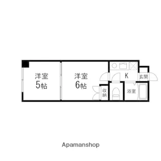 SAKO泉中央【112号室】の間取り