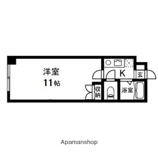 SAKO泉中央【110号室】の間取り