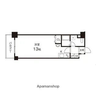 エクセルメトロⅠ【303号室】の間取り