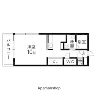 コンフォルト支倉【101号室】の間取り