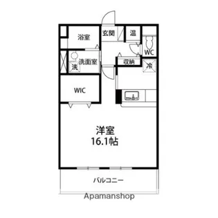 コンフォルト支倉【204号室】の間取り