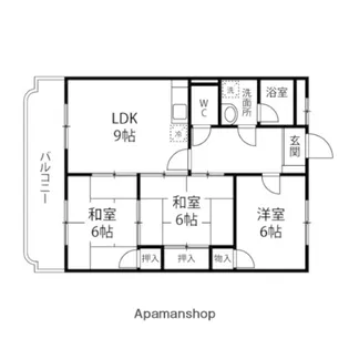HOUSE2000【201号室】の間取り