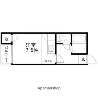 みちのくハイツ8【105号室】の間取り