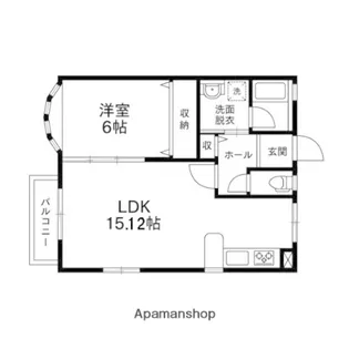 ウッディランド参番館【201号室】の間取り