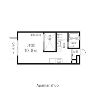 クレール泉【201号室】の間取り