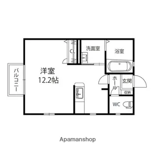 ハイツA・T【202号室】の間取り