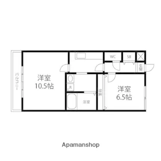 カメリア・ヒルズ中山台【505号室】の間取り