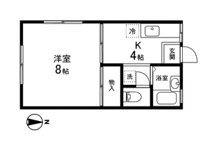 メゾンパークつつみ【103号室】の間取り