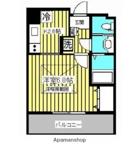 HF仙台レジデンスEAST【10階】の間取り