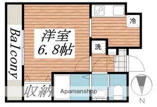 HF仙台レジデンスEAST【8階】の間取り