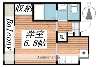 HF仙台レジデンスEAST【9階】の間取り