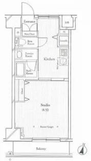 フィットエル仙台一番町【8階】の間取り