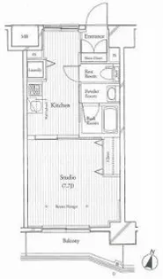 フィットエル仙台一番町【1115号室】の間取り