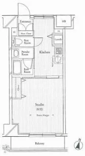フィットエル仙台一番町【1313号室】の間取り