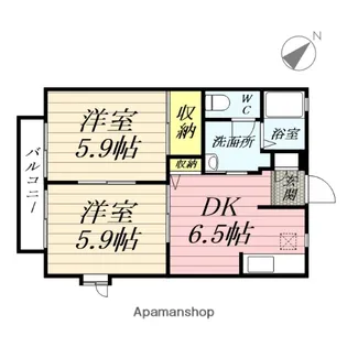 ディアコートタウンⅡ【1階】の間取り