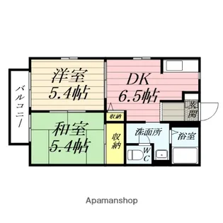 ファミーユ燕沢【2階】の間取り