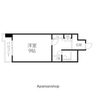 ダイアパレス本町【305号室】の間取り