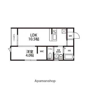 コンフォート将監【201号室】の間取り
