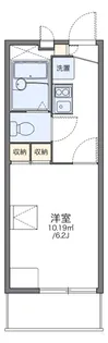レオパレスリトルフラワーB【204号室】の間取り