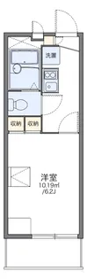 レオパレスリトルフラワーB【202号室】の間取り