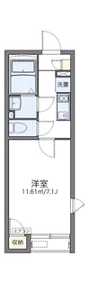 レオネクスト稀匠Ⅱ【201号室】の間取り
