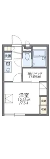 レオパレスひまわり【203号室】の間取り