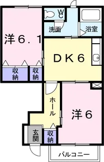 ヴィア・ラッテア【1階】の間取り