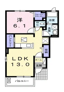 ベル エポック【1階】の間取り