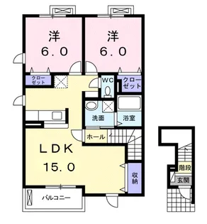 LAUREL F.A【2階】の間取り