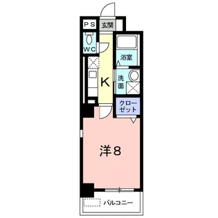 フェリーチェプレッソ北目町【2階】の間取り