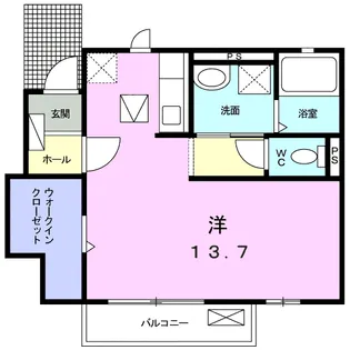 ノベルティーあさひ C【1階】の間取り