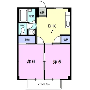 シティハイツSATO【2階】の間取り