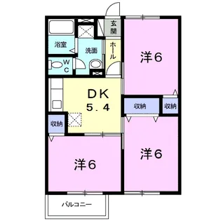 エルデムZEN A【2階】の間取り