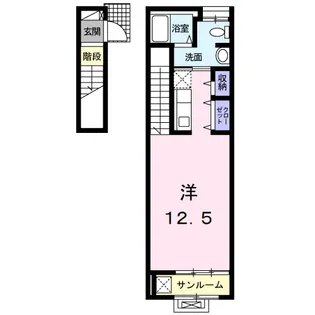 コリーヌ C【2階】の間取り