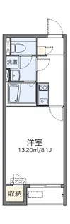 レオネクスト一枚沖【106号室】の間取り