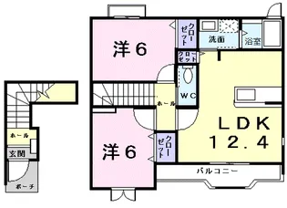 セレーノ・ヴィラ【2階】の間取り