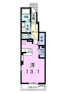 メゾン・ド・リフレン【1階】の間取り