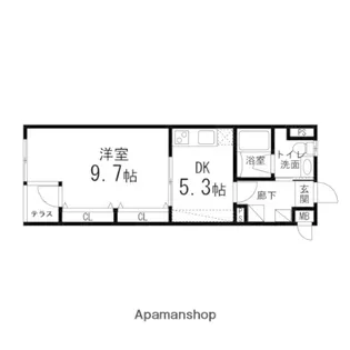 ゾンネモント子平町【113号室】の間取り