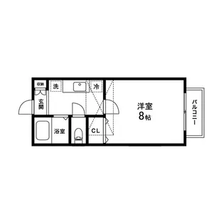 ロワール弐番館【1階】の間取り