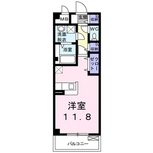 レガーミ泉中央【2階】の間取り