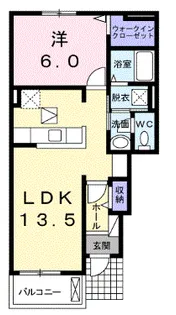 ボナールハイムⅡ【1階】の間取り