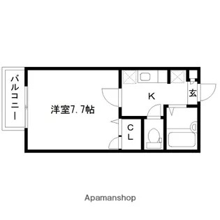 グランドール虹【1階】の間取り