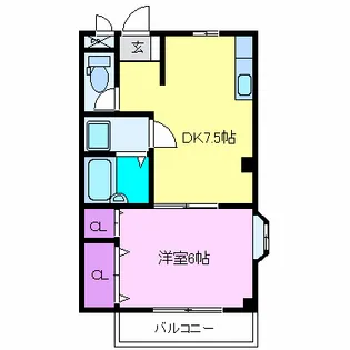 エルディムK【2階】の間取り