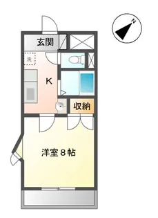 グランドール壱番館【2階】の間取り