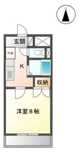 グランドール壱番館【4階】の間取り